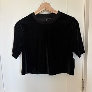 Volcom Black Velvet Crop Tee - Women's Top NWT